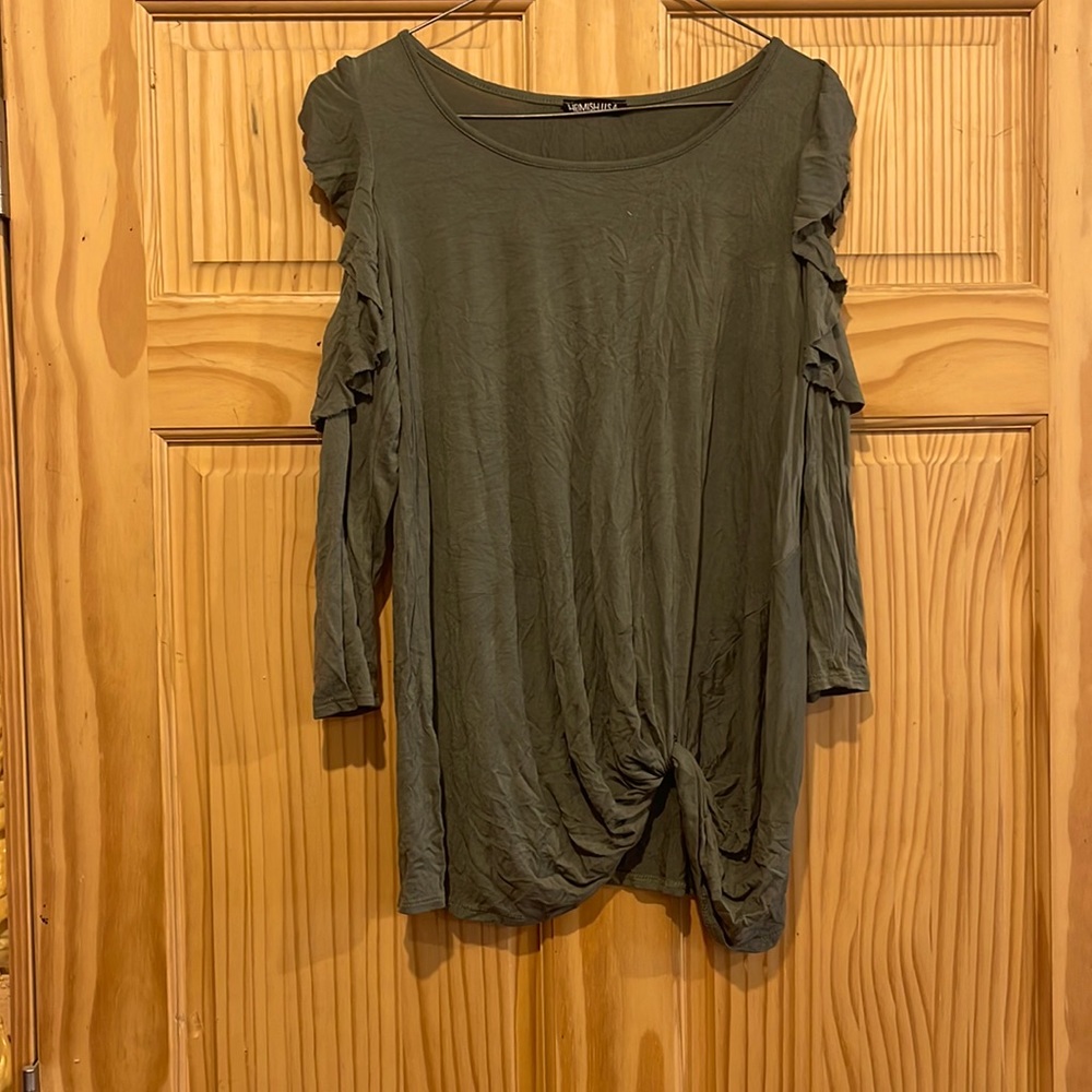 Heimish USA olive green shirt size M